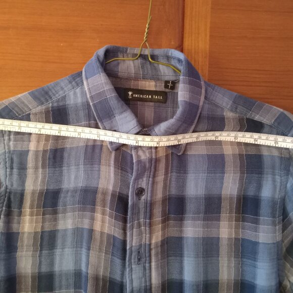 Men's Plaid Shirt, size Small-Tall - Picture 3 of 7